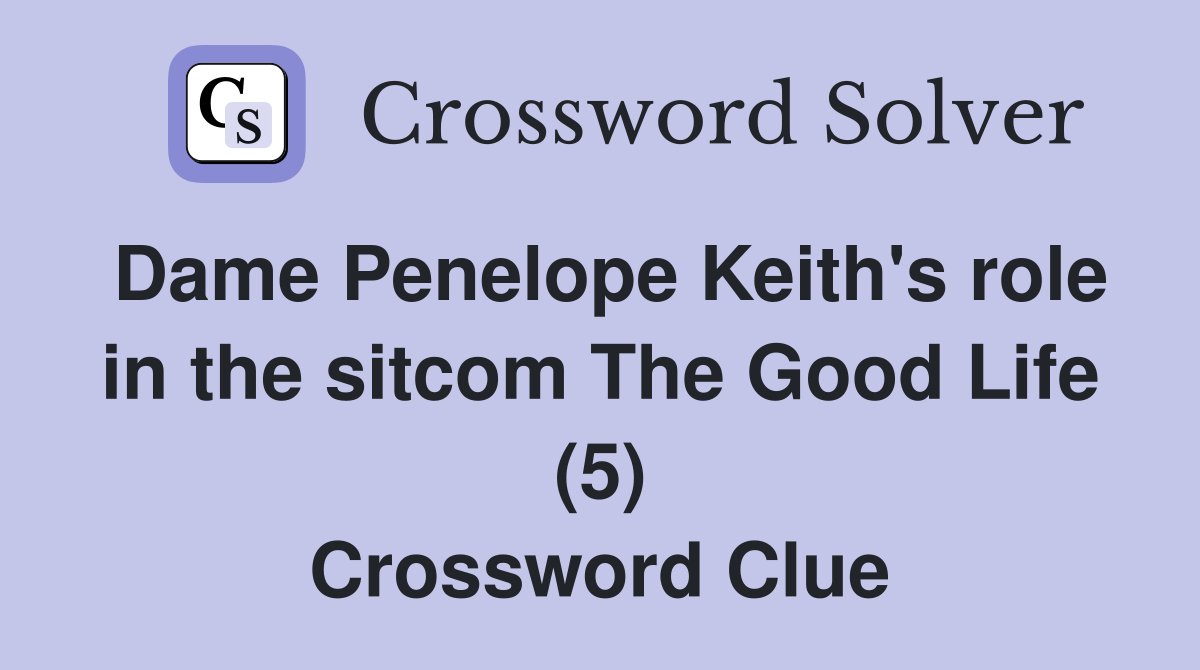 Sitcom role for brandy crossword clue